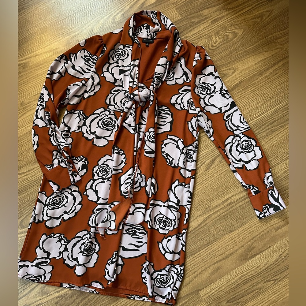 Who What Wear x Target Tunic Dress - Burnt Orange